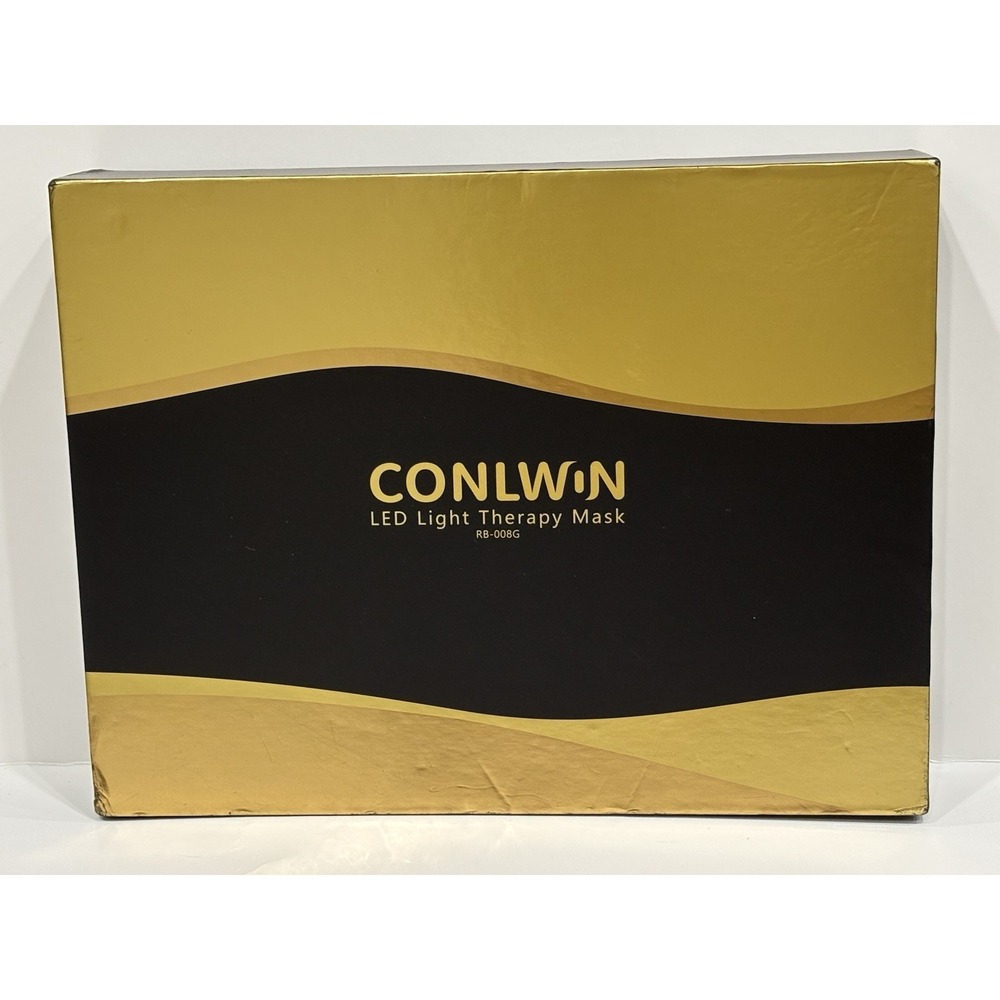 CONLWIN LED Light Therapy Mask RB-008G 8 Color Facial Skin Care Rejuvenation